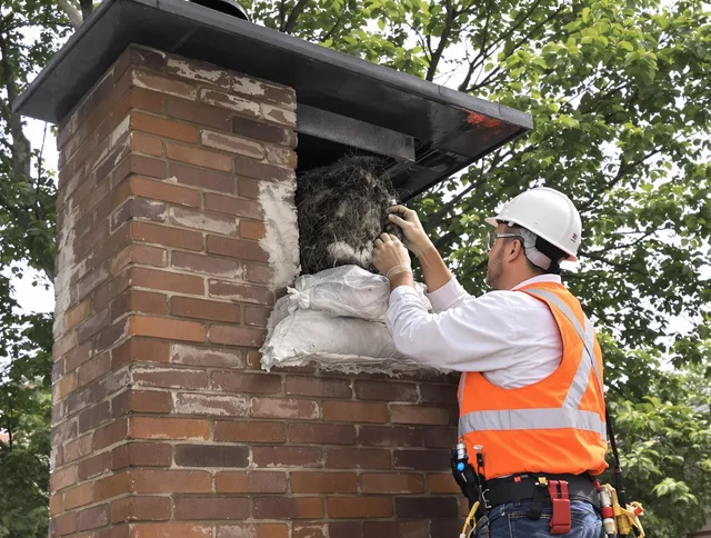 Humane removal of debris and animals by Long Beach Chimney Sweep in Long Beach, CA