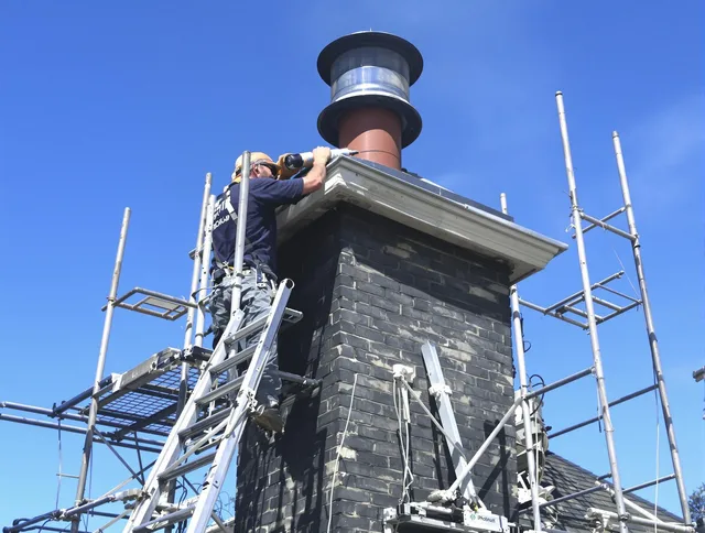 Sturdy chimney crown finished by Long Beach Chimney Sweep in Long Beach, CA