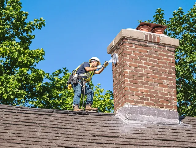 Long Beach Chimney Sweep performing an inspection with advanced tools in Long Beach, CA
