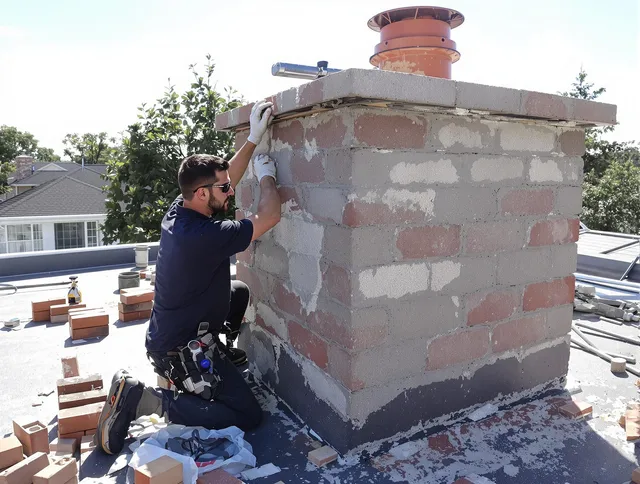 Advanced chimney repair process by Long Beach Chimney Sweep in Long Beach, CA