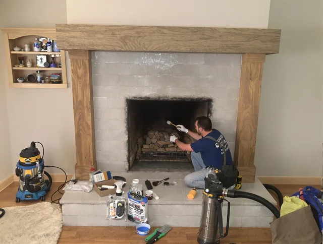 Detailed creosote removal process by Long Beach Chimney Sweep in Long Beach, CA