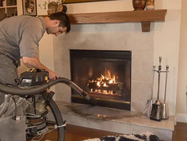 Routine fireplace upkeep by Long Beach Chimney Sweep in Long Beach, CA